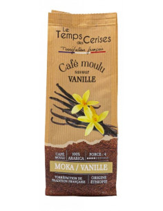 Café saveur vanille moulu 225G
