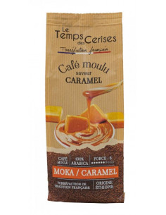 Café saveur caramel moulu 225g