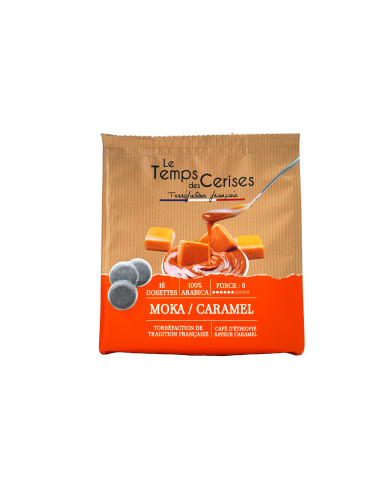 Dosettes saveur caramel sachet de 16...