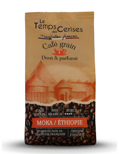 Café Moka d'éthiopie grain 900g