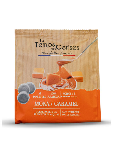 Dosettes saveur caramel sachet de 16...