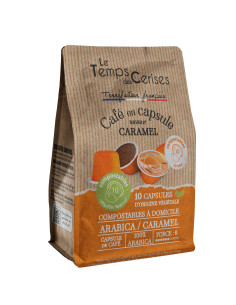 Capsules café saveur Caramel