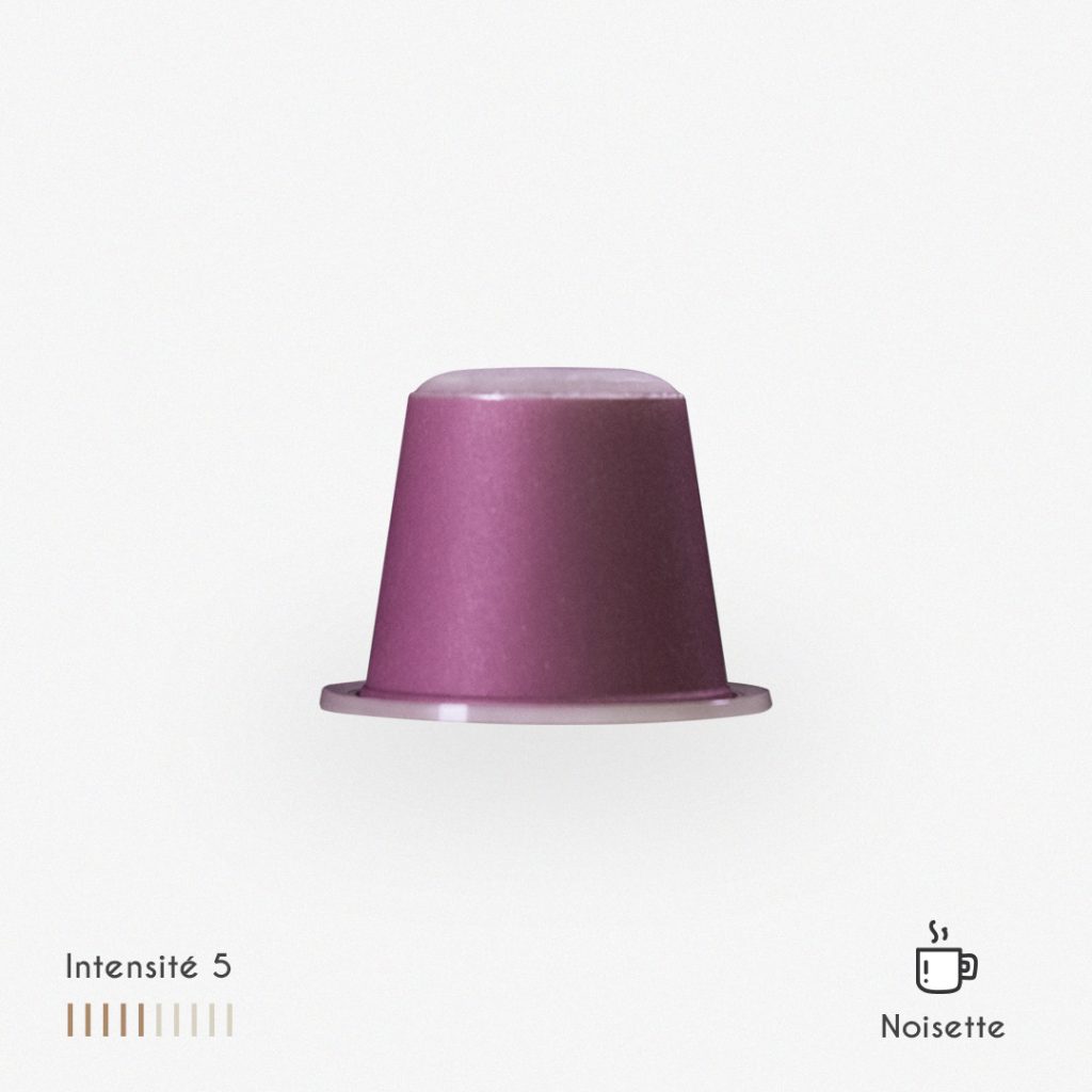 Capsules café saveur noisette
