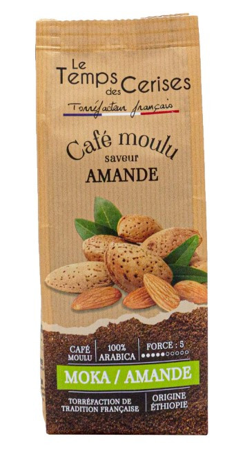 Café saveur Amande Moulu 225g