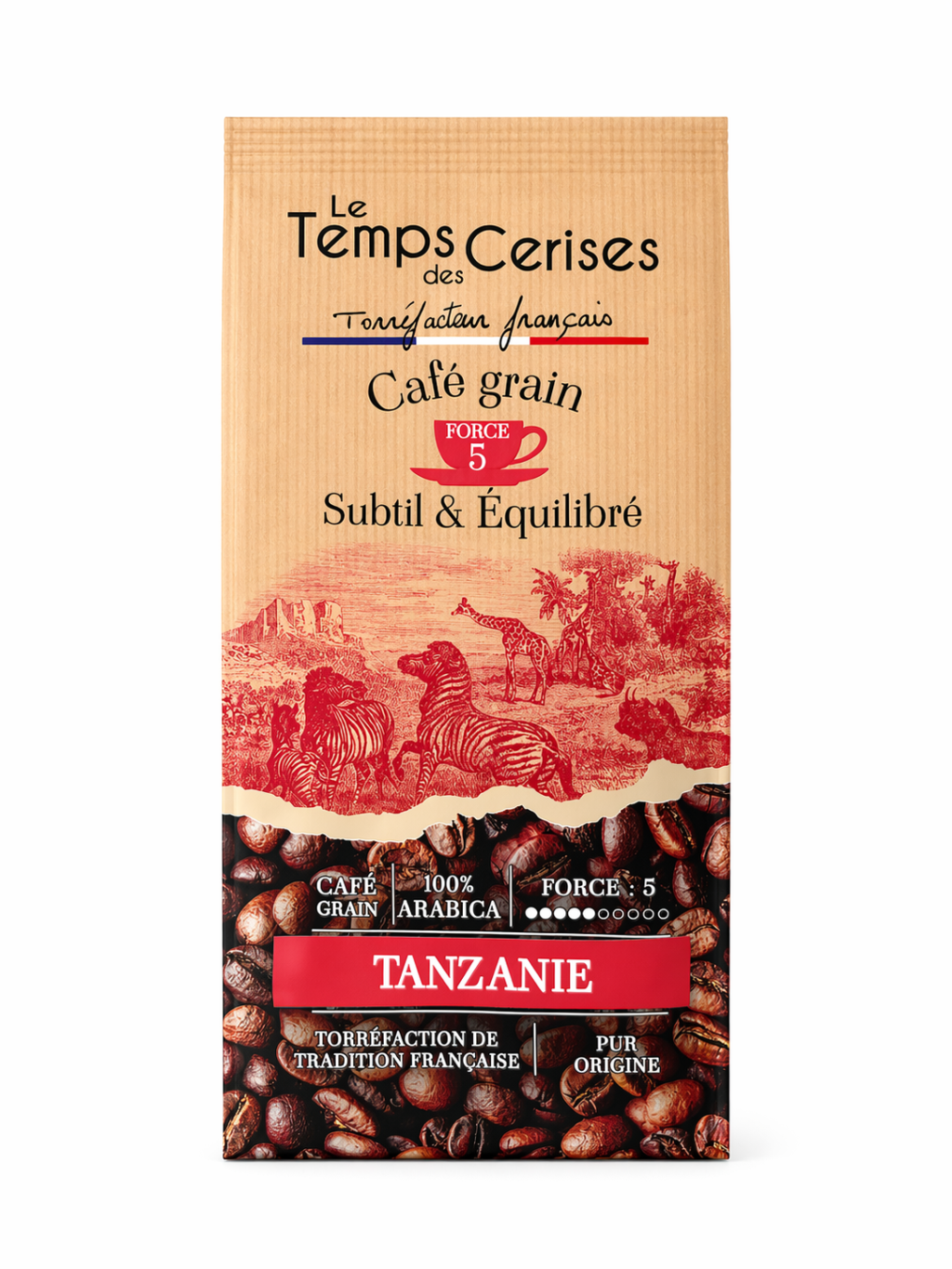 CAFE TANZANIE GRAIN 450g