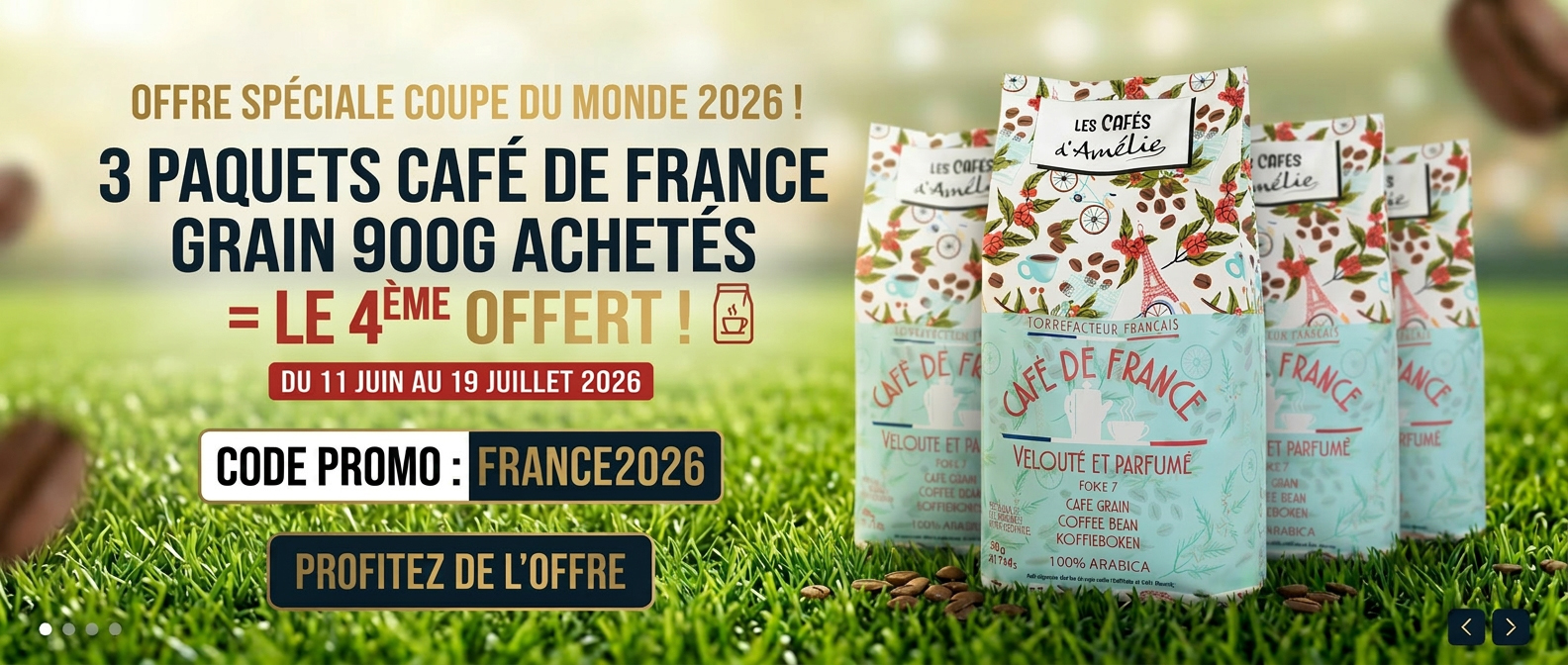 Offre Café de France Coupe du Monde- Le Temps des Cerises 2026
